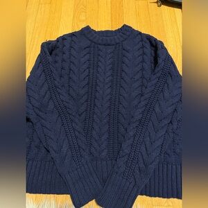 cable knit sweater